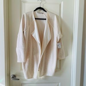 Athleta Cozy Karma wrap sweatshirt/ cardigan sz XS oversized NWT $118